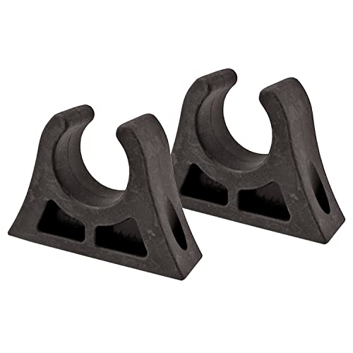 Rubber Boat Paddle Holder Clips - Heavy-Duty 1.25in, 2-Pack