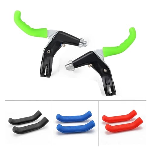 Non-Slip Silicone Bicycle Brake Lever Cover - Purple