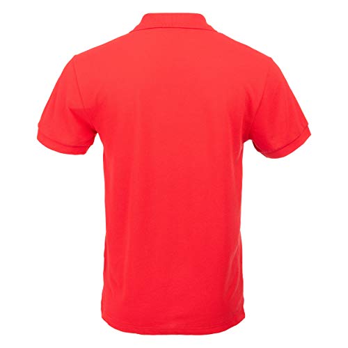 Men's Casual Team Logo Short Sleeve Polo Shirt
