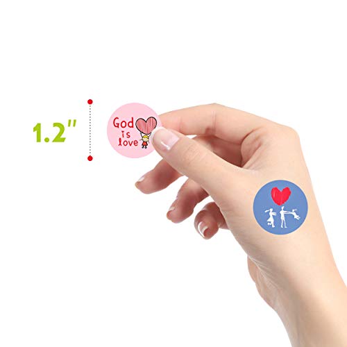 500 Kid-Drawn Christian Faith Stickers - 20 Designs
