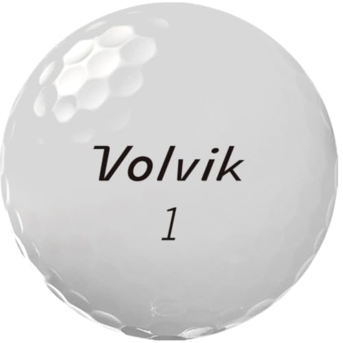 Volvik Crystal Soft Golf Balls White - 12 Pack, High Visibility, Soft Feel