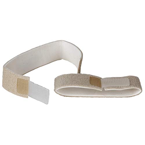 Compression Support Wraps for Fingers & Toes - Beige Round, 2 Pack