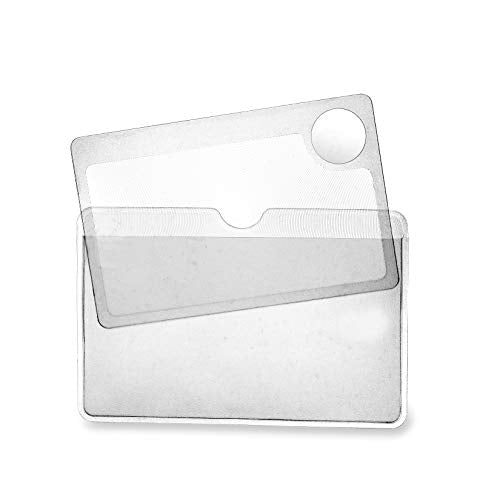 2.5x Power Credit Card Magnifiers with 6x Spot Lens - Twin Pack