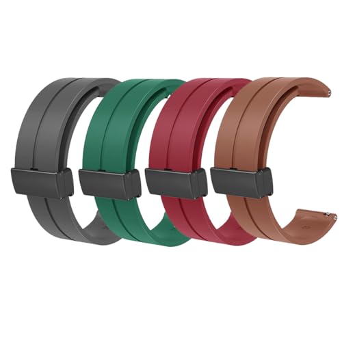Silicone Quick-Release Watch Band 16mm - M-Green