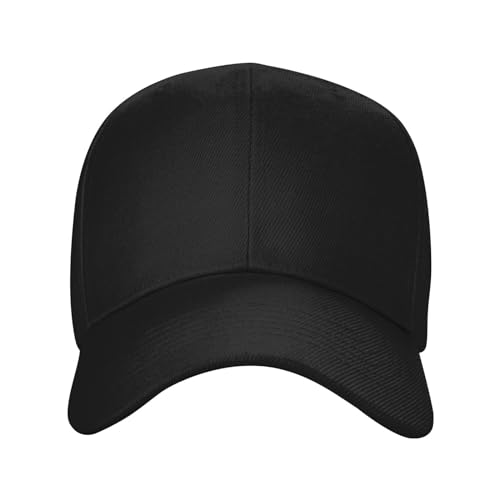 Custom Baseball Cap - Design Your Own Text & Logo - Black 1 Pcs