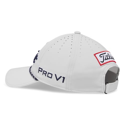 Titleist Men's Tour Breezer Golf Hat - One Size, Marble/Navy/White