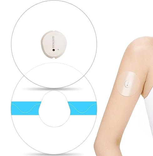 40 Pack Pre-Cut Adhesive Patches for Dexcom G7 – Waterproof & Breathable