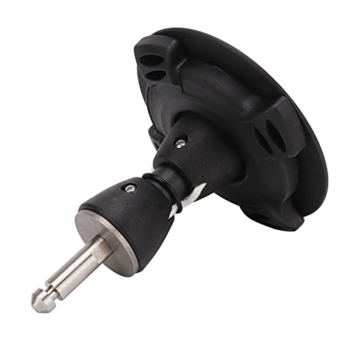 Windsurfing Mast Base - 360° Universal Black Nylon & Metal