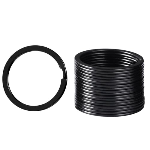 10 Pcs 1-Inch Stainless Steel Split Rings for Keychains