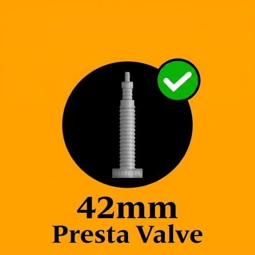 Bicycle Inner Tubes 700 x 25-32c - 42mm Presta Valve, 2 Pack