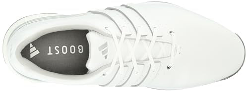 adidas Men's Tour360 24 Golf Shoes - White/Silver Metallic, Size 12