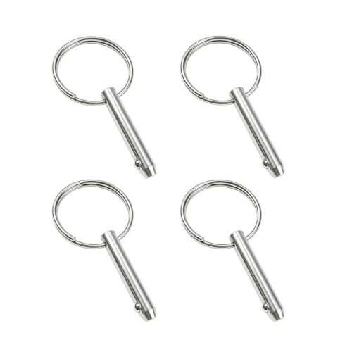 Bimini Top Quick Release Pins - 1.5 x 0.25 Inch - Pack of 4