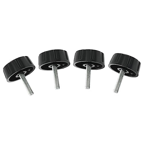 Fishing Reel Handle Screw Caps - 5 Pcs Black Replacement Knobs