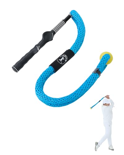 Golf Swing Trainer Rope - Improve Speed & Rhythm - Blue-RH