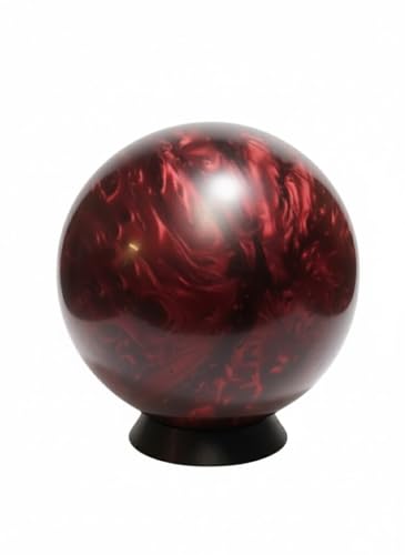 Stackable Bowling Ball Display Stand - Durable Plastic Holder, Black