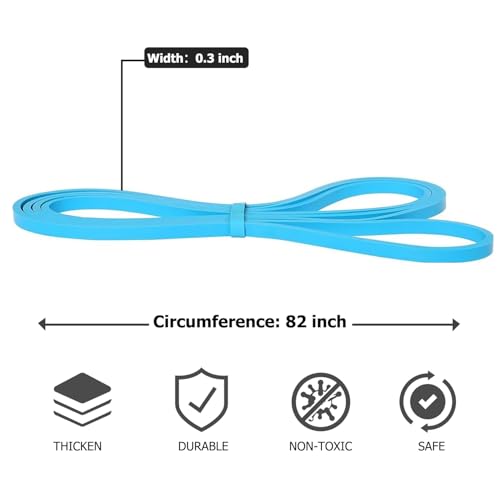 Pull Up Resistance Band - Blue, Natural Latex Exercise Bands