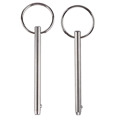 2-Pack Quick Release Pin - 3/16" Diameter, 316 Stainless Steel