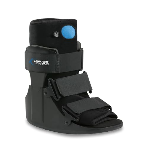 Short Air Cam Walker Fracture Boot, Medium, Black - Medical Support
