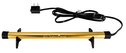 Lockdown 12 Inch GoldenRod Dehumidifier Rod for Vault Humidity Control - Easy Installation, USA Made