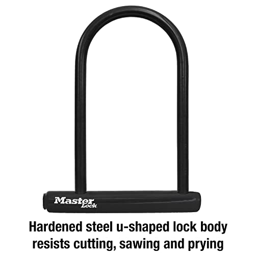7-1/4 Inch U-Lock Keyed Bike Lock - Anti-Theft Security Device