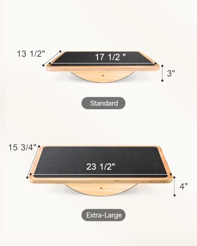 Wooden Balance Board for Core Stability & Balance Training