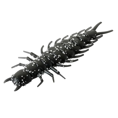 Juicy Hellgrammite Fishing Bait - Matte Black - 2.4"