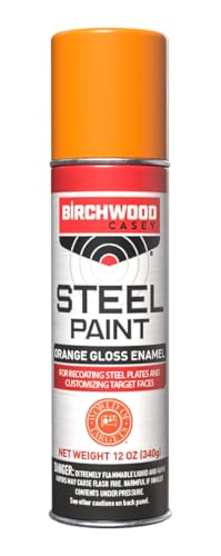 Aerosol Spray Paint for Steel Targets - Orange Retouching Paint