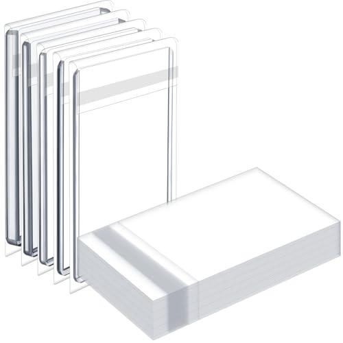 AmazingSpark 300 Pcs Team Bags for Trading Cards 35-130pt Card Sleeves