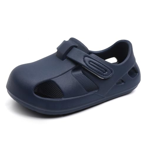 Pharda 5 Wide Toddler Water Sandals Navy Blue Summer Water Shoes for Boys & Girls