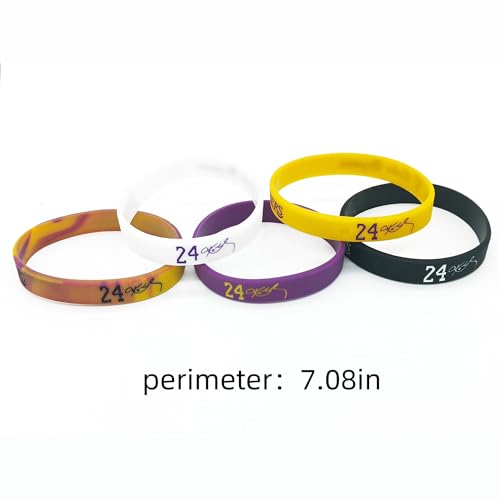 Basketball Player Silicone Wristband - Number 24 - Sports Accessory