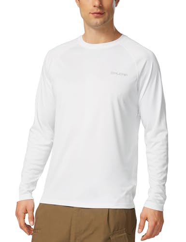 Men's Long Sleeve UV Protection Rash Guard - Quick Dry & Lightweight