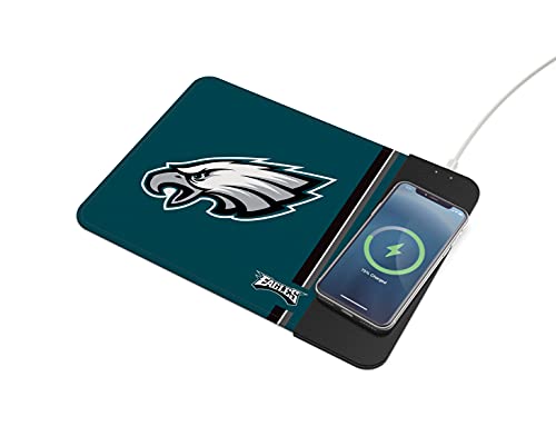 Wireless Charging Mouse Pad with Team Logo - Qi Certified 10W