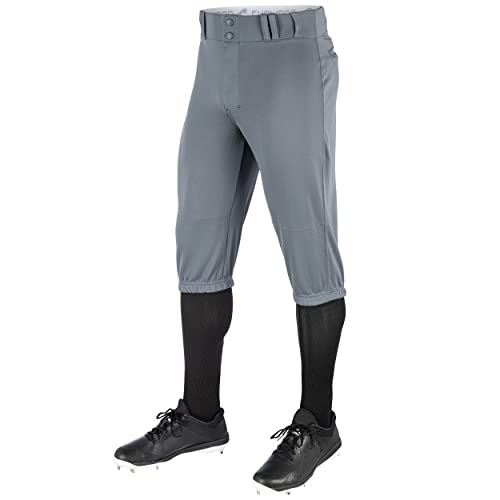 Champro Boy's Triple Crown Baseball Knickers Graphite Large - Durable Pro-Weight Polyester
