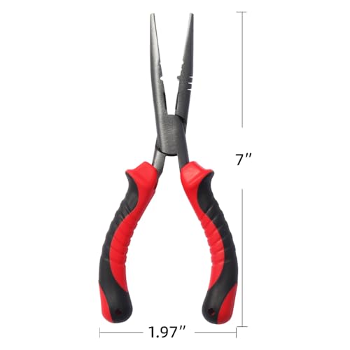 High Carbon Manganese Steel Fishing Pliers - Multi-Function Tool