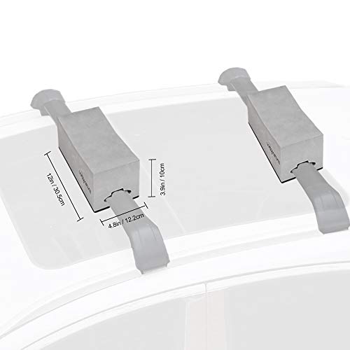 Kayak Carrier Kit - Deluxe Soft Foam Block for Roof Racks