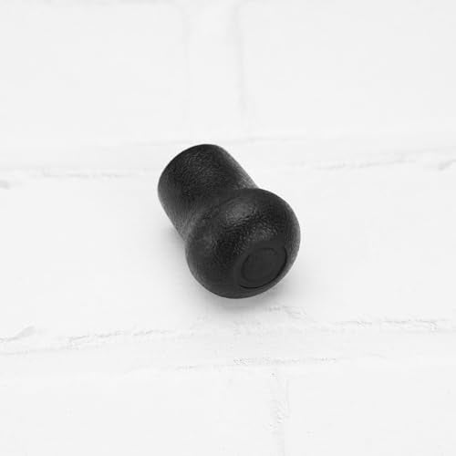 eMagTech 2pcs PVC Fishing Rod Butt Cap Protector End - 19mm, Black, 45.5x35mm, DIY Repair & Building