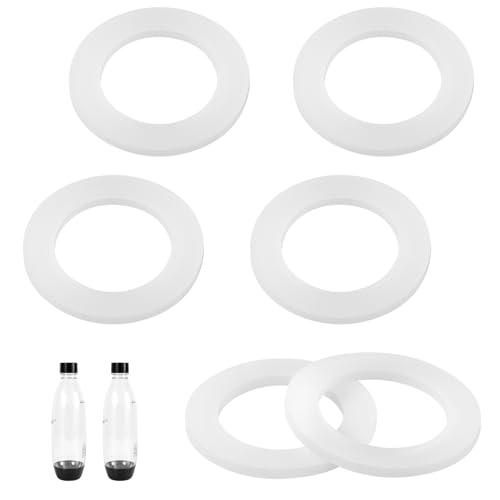 6-Pack Silicone O-Ring Seals for SodaStream Bottles