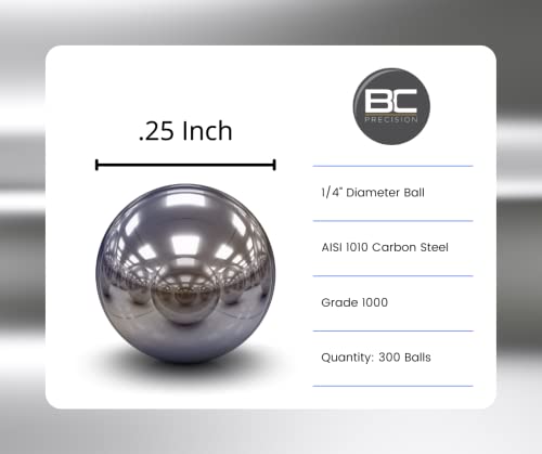 1/4 Inch Steel Slingshot Ammo - 100 Count Precision Balls