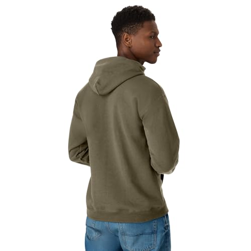 Hanes Men's EcoSmart Fleece Hoodie - Green, Midweight, Big & Tall