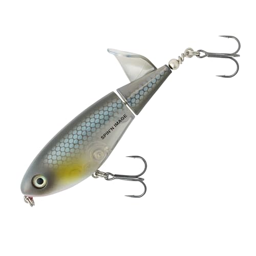 Topwater Lure - Heddon Spin'N Image - Blue Shad - 3.5"
