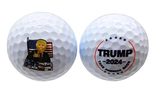 Trump 2024 Golf Ball Set - Patriotic Design, Set of 2