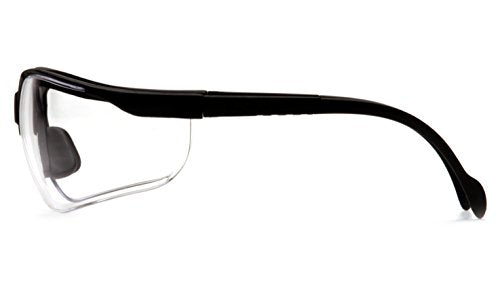 Safety Eyewear with Anti-Fog Lens - Clear Lens/Black Frame