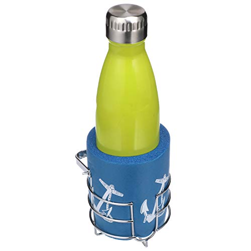 Seachoice Boat Beverage Holder with Thermal Insulator, Chrome Brass