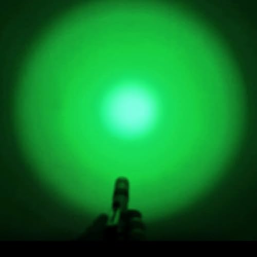 Green Light Pen Light Flashlight, Single Mode Green Light LED Pocket Torch for Camping, Hunting, Night Observation, 5-Pack