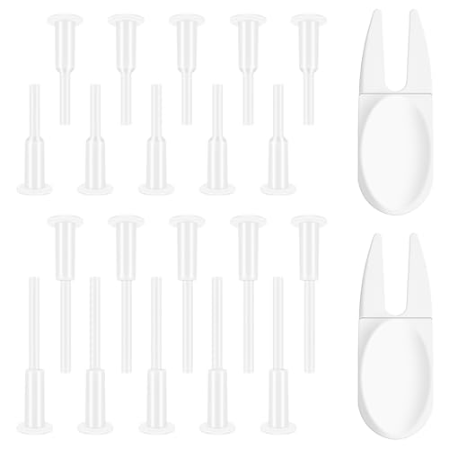 20-Piece Yoga Ball Replacement Plug Kit with 2 Removal Tools for Fitness Balls