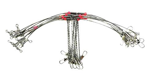 Hi-Low Fishing Leaders Rig Set - 10pcs 1 Arm 2.76in Saltwater