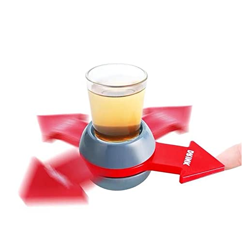 Spin the Shot Drinking Game - Fun Adult Party Game with Shot Glass