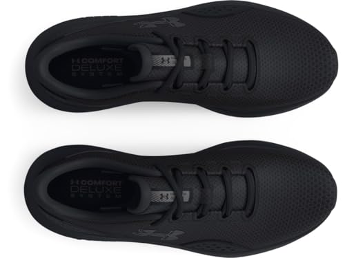 Men's Charged Surge 4 Sneakers - Black - Breathable Road Running Shoes