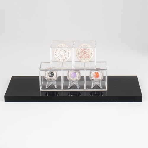 Championship Ring Display Case - Small Clear 2x2x2in