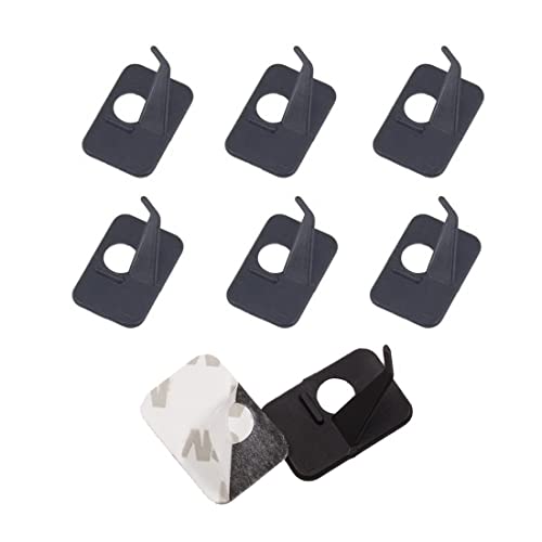 6pcs Black Plastic Arrow Rest for Left Hand Recurve Bow